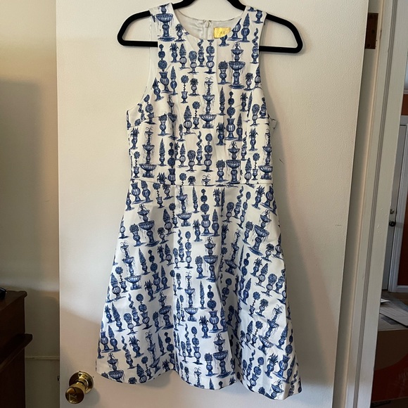 H&M Sleeveless Garden Party Dress Size 10 - Picture 3 of 8